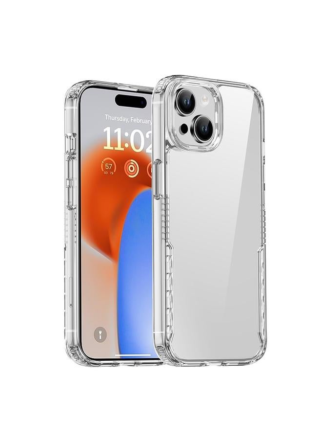 Case For iPhone 15 YG Series Transparent PC+TPU Phone Case