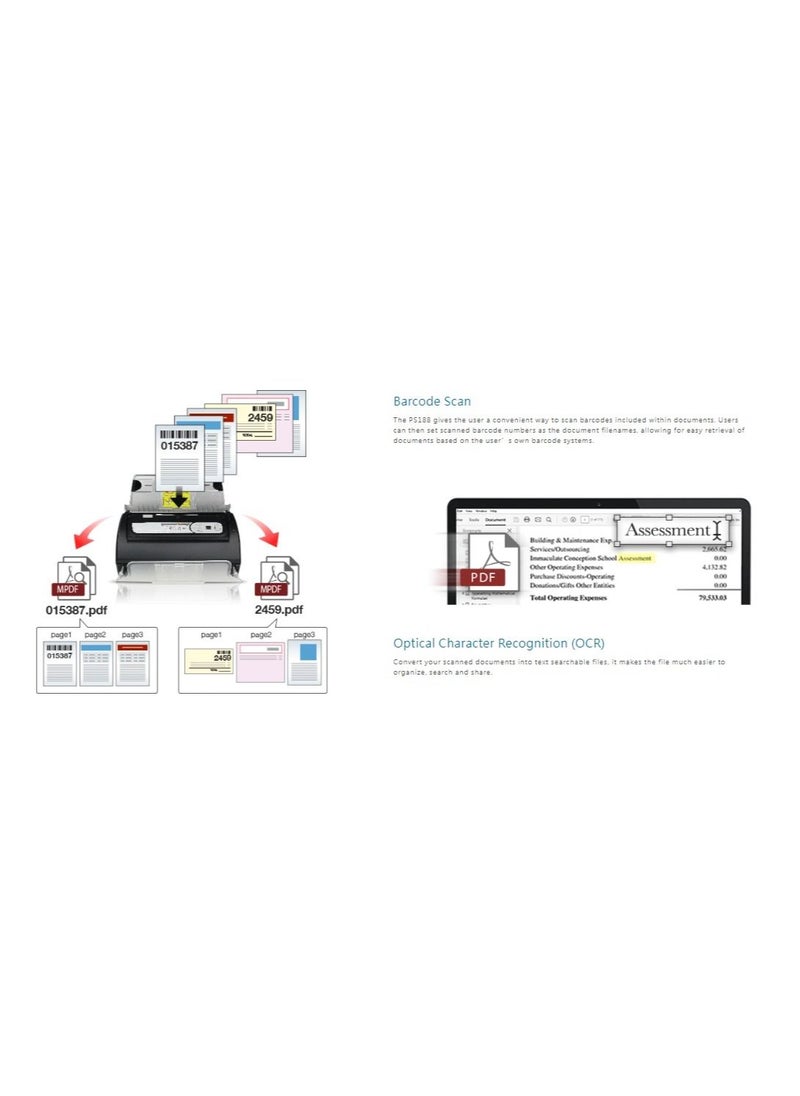 Plustek - Smart Office PS188  ( Build a well-organized office ) - Image 1