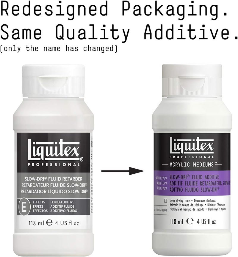 Liquitex Professional Slow-Dri Fluid Retarder, 118ml (4-Oz) - Acrylic Medium for Artists - Image 2