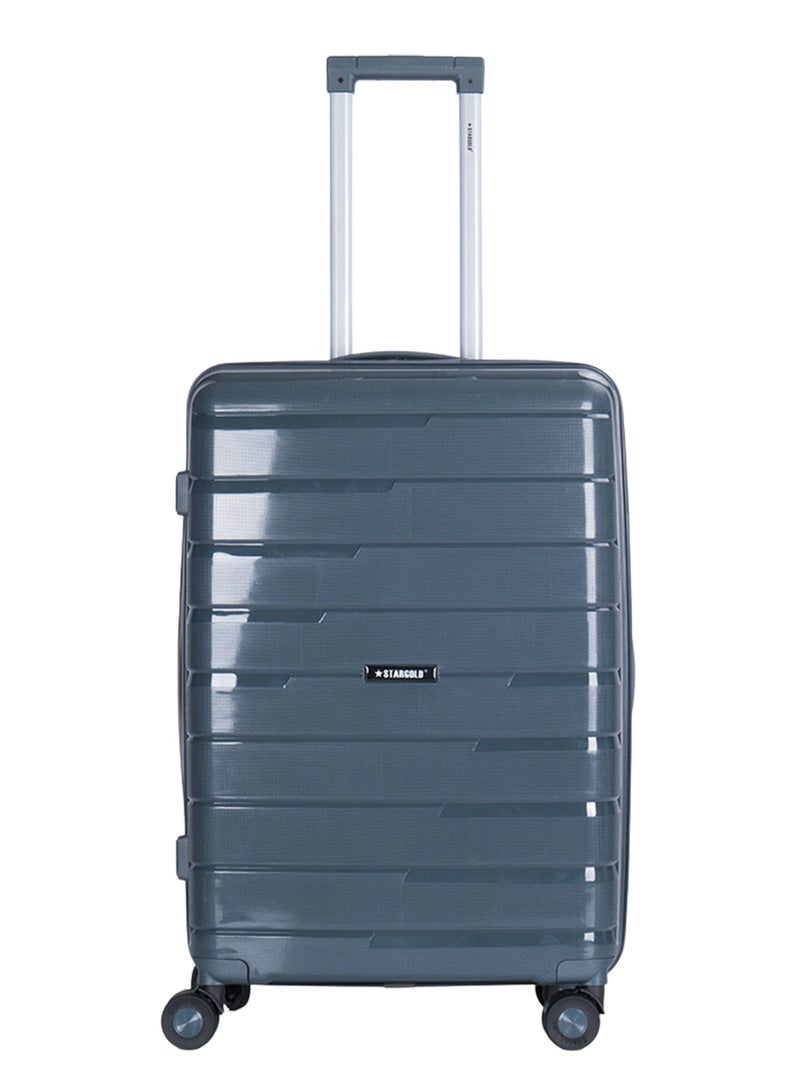 Trolley Luggage PP Hard Side 3PCS Set With TSA Lock Travel Bag