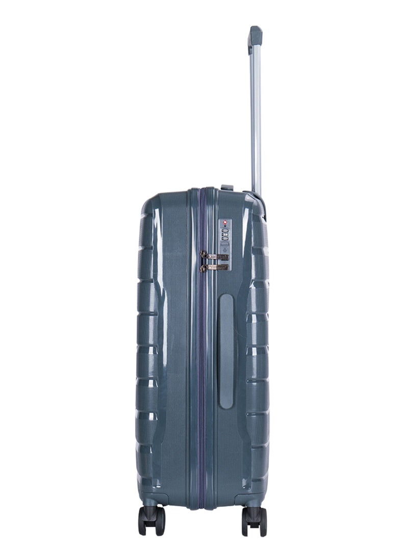 Trolley Luggage PP Hard Side 3PCS Set With TSA Lock Travel Bag