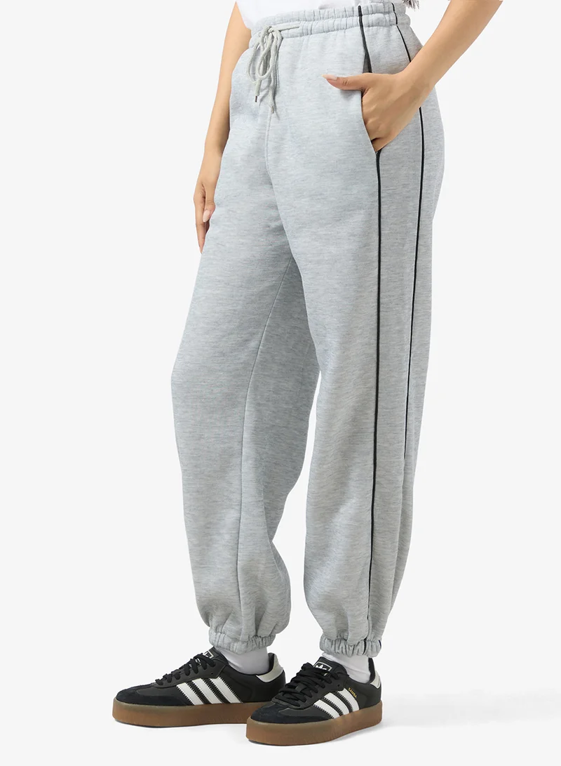 Ginger Zip Up Oversize Hooded Fleece Tracksuit