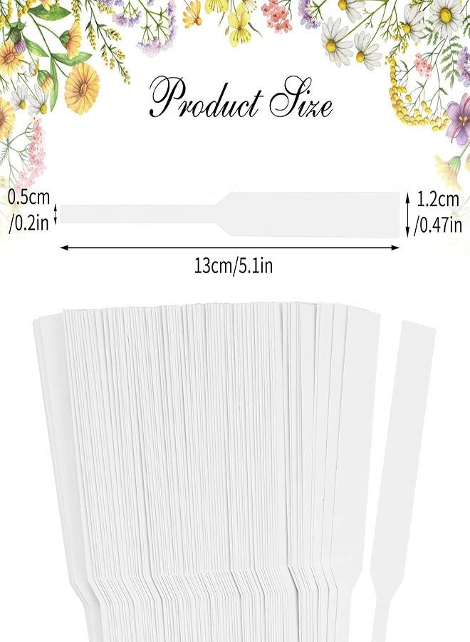 100 Pieces Perfume Tester Strips, Disposable Fragrance Tester Strips, Paper Scent Strips for Essential Oils, Fragrances, Diffuser, Aromatherapy Testing - Image 2