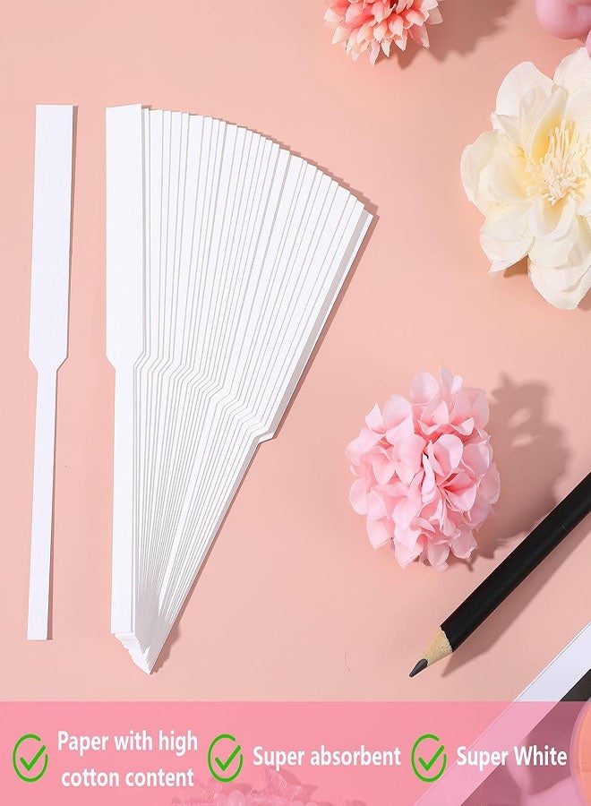 100 Pieces Perfume Tester Strips, Disposable Fragrance Tester Strips, Paper Scent Strips for Essential Oils, Fragrances, Diffuser, Aromatherapy Testing - Image 4