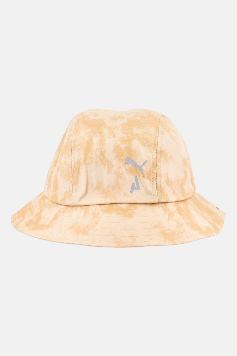 PUMA Kids Boy Brand Logo Bucket Hat, Tan - Image 1