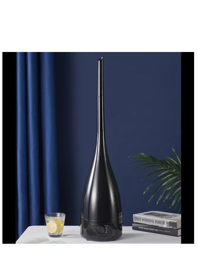 Generic - Bedroom Humidifier, 3.2L, Ultrasonic Cool Mist for Large Rooms, Diffuser Function, Auto Off, Whisper Quiet, Humidifier for Kids Room and Whole House (3.2L Black) - Image 1