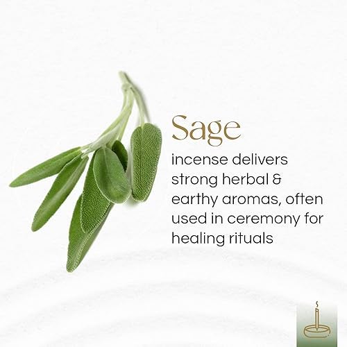 Gonesh - Extra Rich Scented Incense Sticks - Non-Toxic 10” Slow Burn Aromatic Sticks - Sage - 100 Pack - Image 2