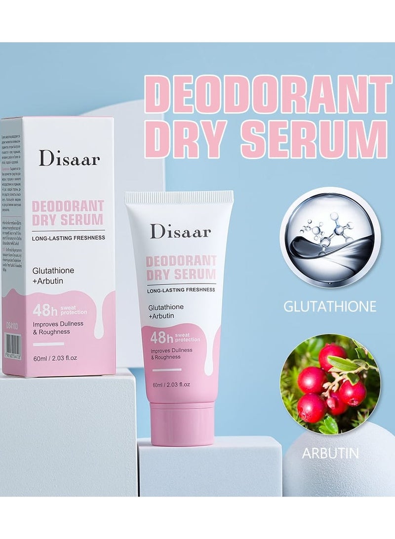 ديسار سيروم مزيل العرق الجاف بالجلوتاثيون والأربوتين 60 مل - Image 2