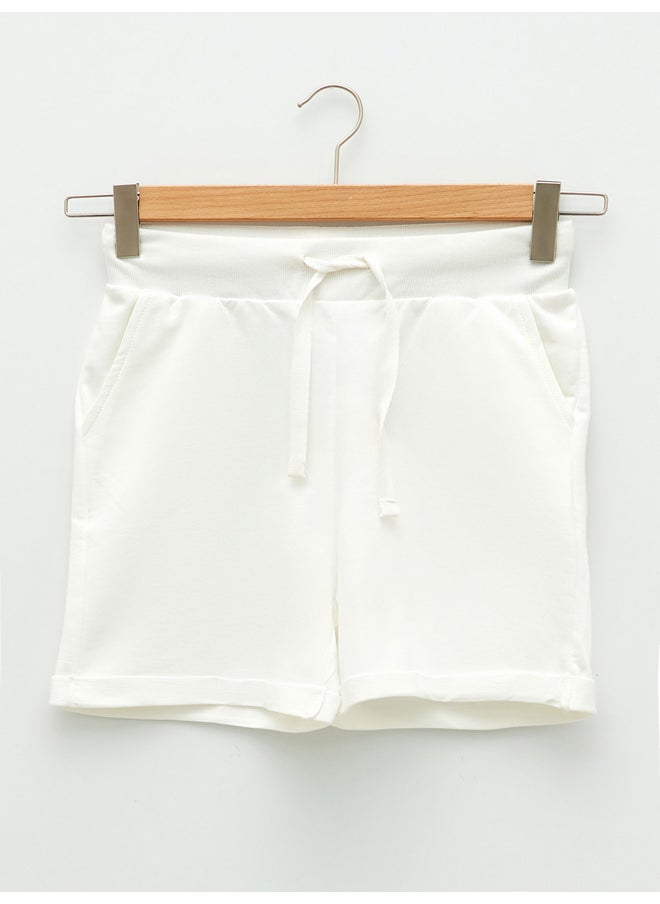 LC WAIKIKI - Women's Straight With Elastic Waist Binding Detailed Shorts - Image 1
