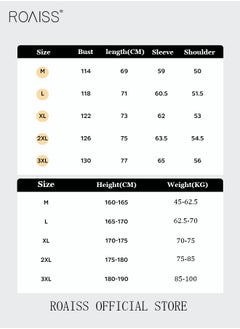 roaiss Oversize Hooded Jacket Men Baggy Coats Streetwear Zip Up Outerwear Windbreaker Tops  - Image 5