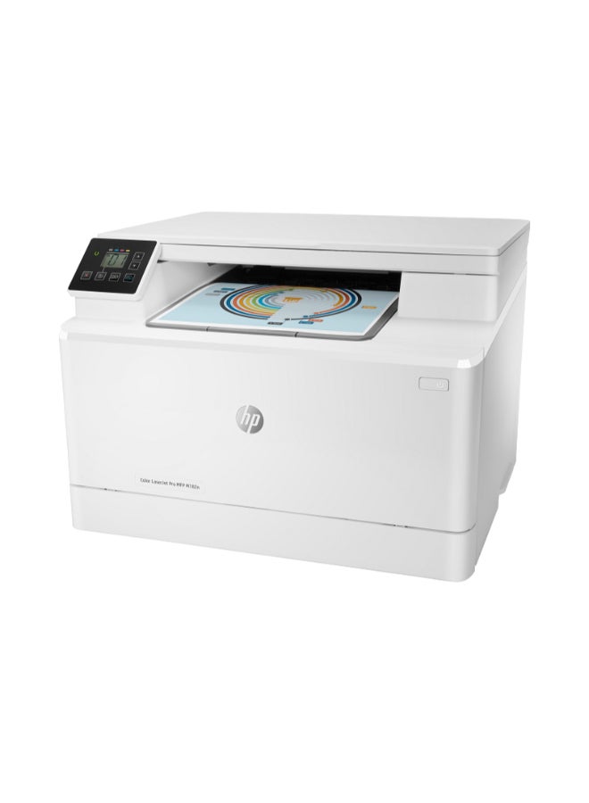 HP طابعة ليزر جيت برو بالألوان طراز MFP M182n 11.5x16.5بوصة أبيض - Image 2