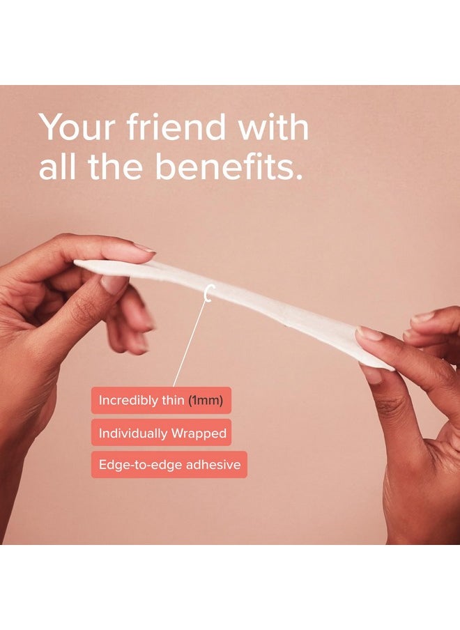 Daily Use Panty Liners For Women | Ultra-Soft & Breathable | Pack Of 40, 190Mm (Large) | Ideal For Intercourse Discharge, Urinary Incontinence, Tampon & Cup Backup, Non-Period Spotting, & Light Leaks | Keeps Underwear Fresh & Spotless | Thin, Comfortable, & Secure Fit