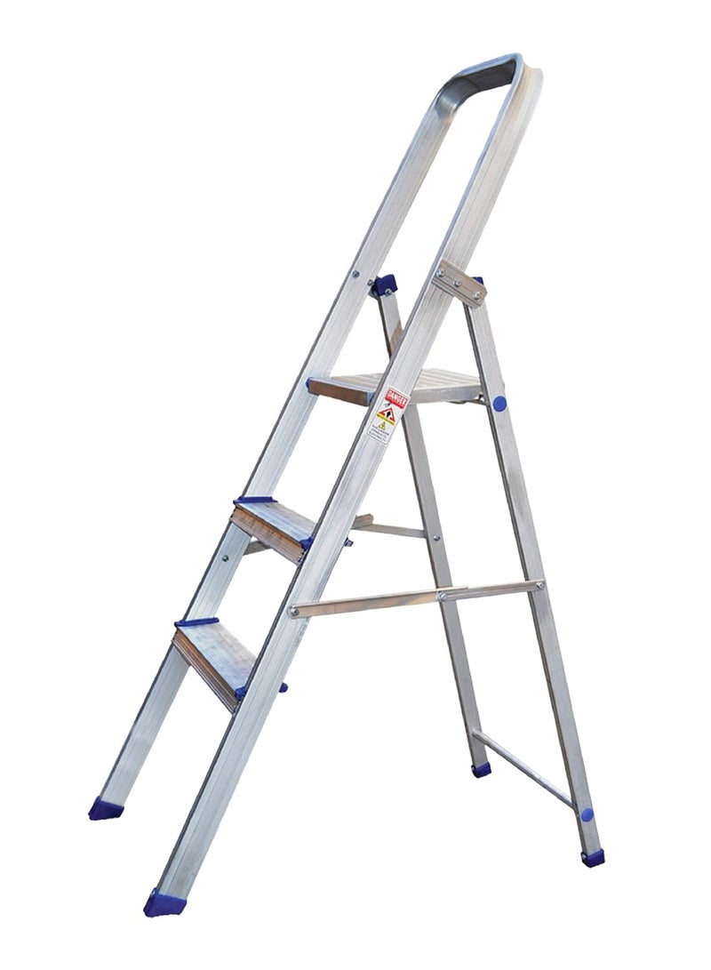 اي ام سي سلم EMC الألومنيوم القابل للطي، تصميم خفيف الوزن محمول، أقدام غير قابلة للانزلاق (3 خطوات) - Image 1