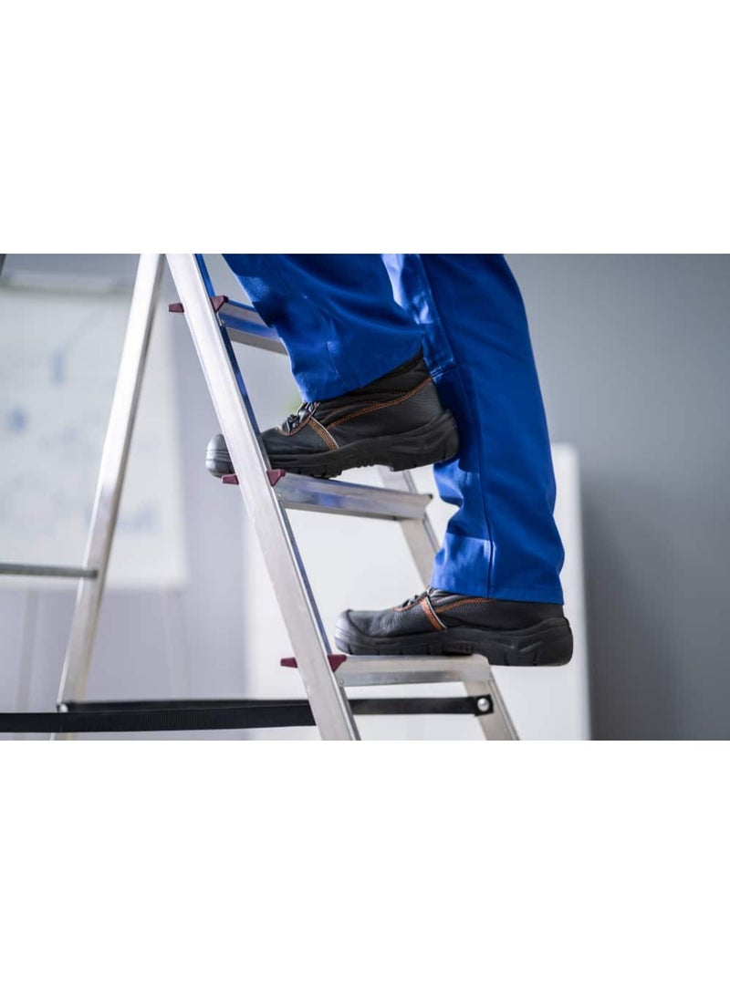 اي ام سي سلم EMC الألومنيوم القابل للطي، تصميم خفيف الوزن محمول، أقدام غير قابلة للانزلاق (3 خطوات) - Image 5