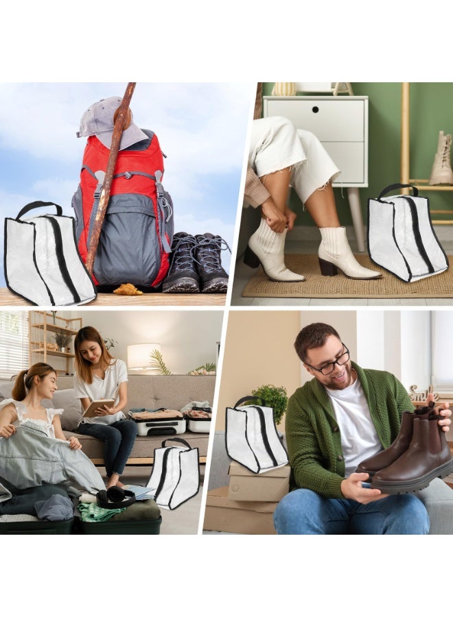 1 كيس تخزين مقاوم للماء والغبار، أكياس بلاستيكية شفافة مزودة بمقصات، منظم متين لحذاء الكويفي المستخدم أثناء السفر - Image 2