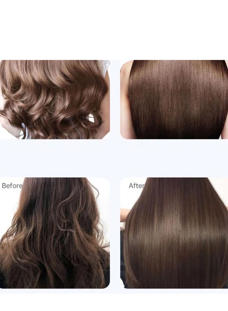 Protein Correction Hair Straightener Cream with Comb, Second Hair Straightening Cream, Hair Straightener Comb, Protein Correcting Hair Straightening Cream, Silk and Gloss Hair Cream (260ml) - Image 4