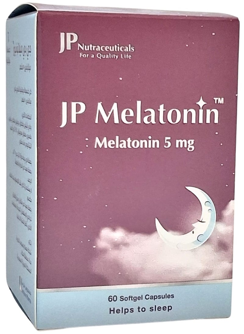 JP MELATONIN 5MG CAP 60'S