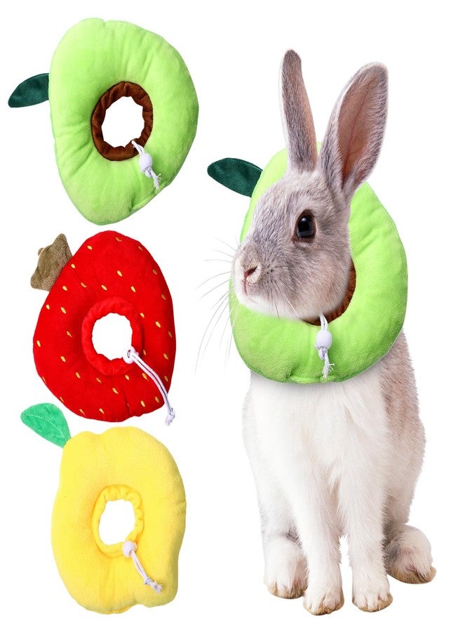 Avaner Cat Rabbit Recovery Collars: 3 Pcs Small Pet After Surgery Protective Cone Collars for Rabbit, Guinea Pig, Kitten - Image 1