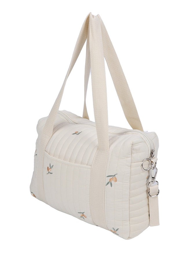 Velaurs - Multifunctional Zipper Embroidered Tote Stroller Storage Diaper Bag - Image 1