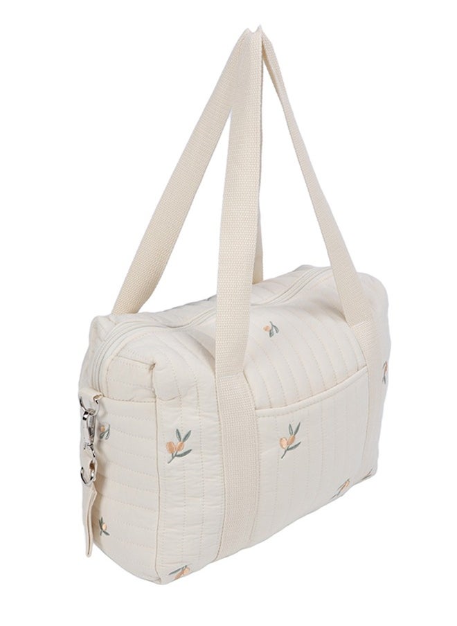 Velaurs - Multifunctional Zipper Embroidered Tote Stroller Storage Diaper Bag - Image 1