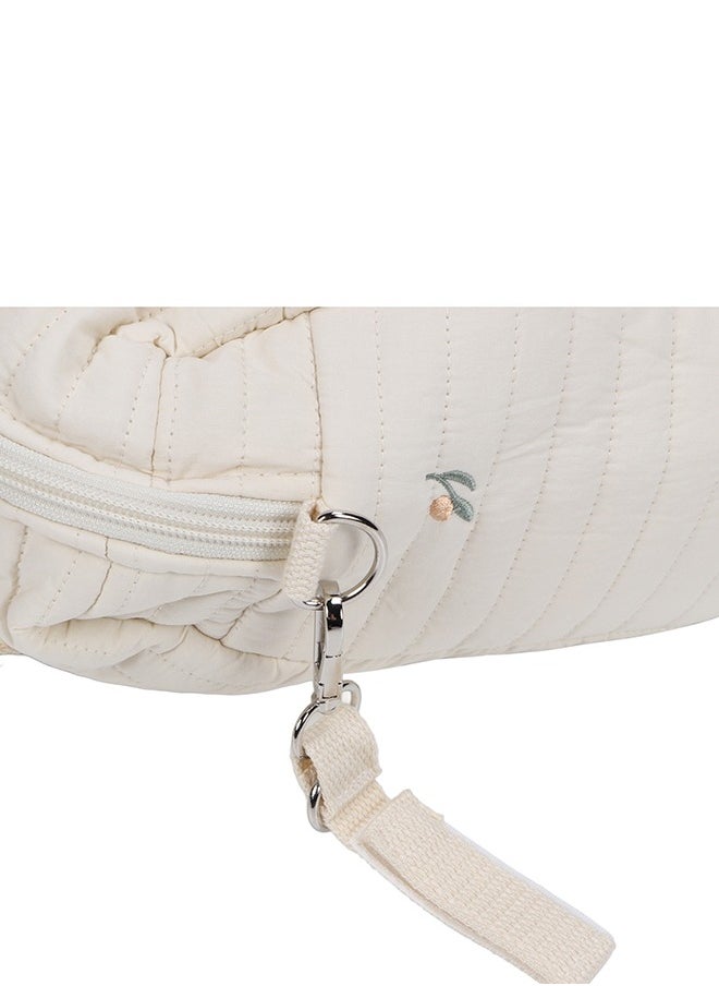 Velaurs - Multifunctional Zipper Embroidered Tote Stroller Storage Diaper Bag - Image 1