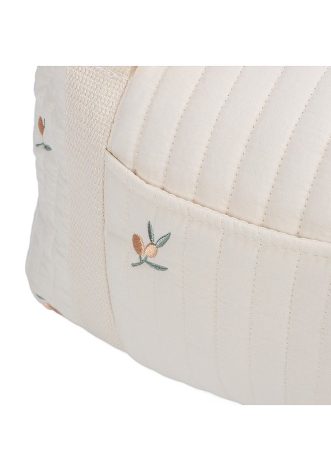 Velaurs - Multifunctional Zipper Embroidered Tote Stroller Storage Diaper Bag - Image 1