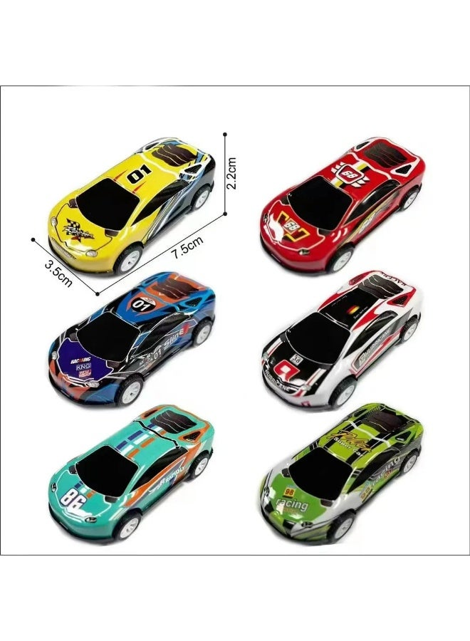 50PCS Mini Die-Cast Pull Back Cars Set with Storage Box – Colorful Metal Racing Cars for Kids - Image 2