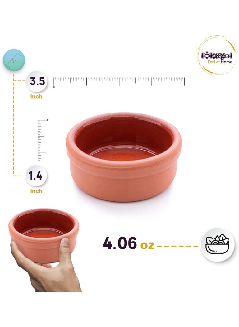 لوكسيول أواني فخارية من لوكس يول – يدوية الصنع في تركيا – صديقة للبيئة وآمنة للفرن والميكروويف وغسالة الصحون – مثالية لأطباق جانبية، صلصات، مكسرات، ومقبلات – مصنوعة من طين طبيعي 100٪ خالية من المواد الكيميائية و BPA – متوفرة بألوان بني، أخضر، أصفر، أزرق، وطبيعي غير مغطى – بأربعة مقاسات: ١٢×٤ سم، ٨×٣٫٥ سم، ٩٫٥×٣٫٥ سم، ١٥×٤٫٨ سم – مثالية للوجبات العائلية، تقديم أنيق، هدية للمناسبات مثل أعراس أو انتقال لمطبخ جديد، لمحبي الطبخ الصحي، تصميم تقليدي وفني – مقاومة للحرارة ومحافظة على نكهة الطعام، سهلة التنظيف، تدعم الاستدامة والبيئة – ماركة LuksYol ذات جودة عالية وتحافظ على التراث الحرفي التركي - Image 2