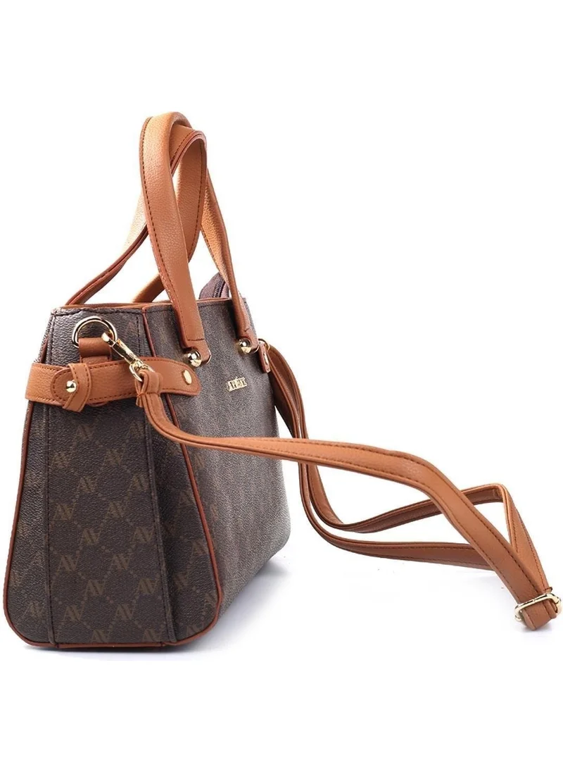 ARMINE 172 Women's Bag Brown Dotted
