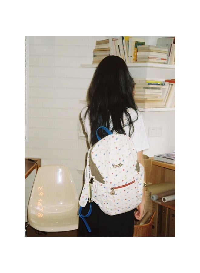Tagi. Tagi Bread Backpack Large Capacity Ultra-light School Bag Laptop Bag Student Autumn Winter Versatile - Imagination Leopard Print - Image 3