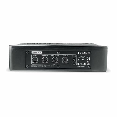 Focal ISUBACTIVE 8” Bomba Underseat Amplified Subwoofer, RMS: 75W - MAX: 150W - Image 5