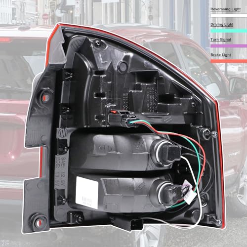 Lochnchn Tail Lights Compatible with JEEP Compass 2014-2017 Rear LED Taillights Assembly Right Passenger Side Tail Lamp - Image 4