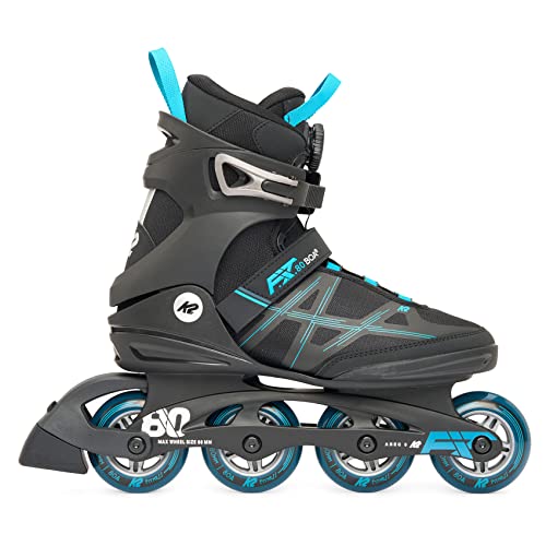 K2 FIT 80 BOA BlackBlue Mens Inline Skates BlackBlue 80 - Image 3