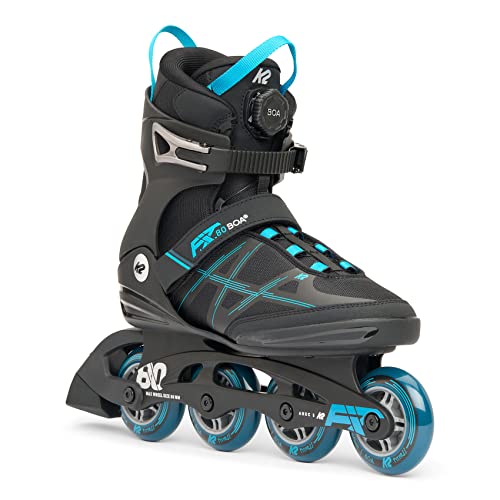 K2 FIT 80 BOA BlackBlue Mens Inline Skates BlackBlue 80 - Image 1