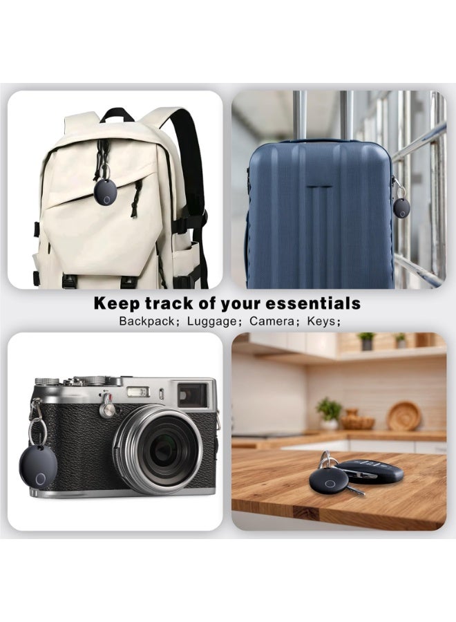 علامات تتبع الهواء - عبوة من 4 قطع، علامة ذكية لتتبع الأمتعة تعمل مع Apple Find My (iOS فقط)، علامات تتبع مقاومة للماء للعثور على العناصر للمفاتيح والأمتعة وحقيبة الظهر والمحفظة - Image 5