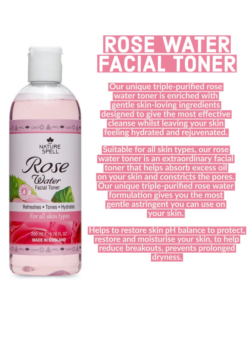 Nature Spell Rose Water Toner 200ml  - Image 3