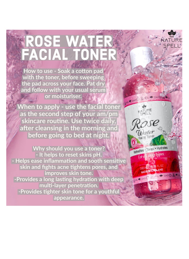 Nature Spell Rose Water Toner 200ml  - Image 4