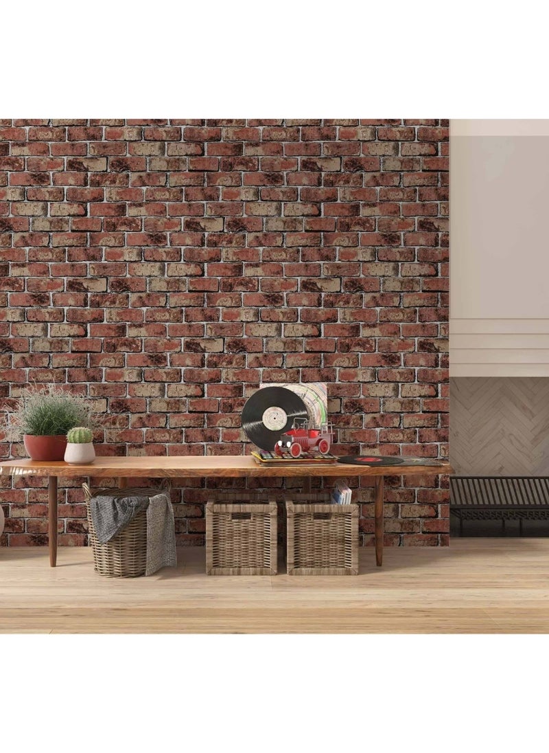 Super Decor Saka 64-5 Brick Patterned Wallpaper - pzsku/Z1F0ECCFD1E83F4BE299DZ/45/_/1741292455/20f7890e-7699-4a44-9b14-61dadee83a4b