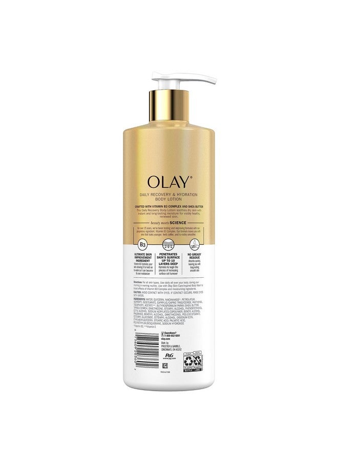 Olay, Daily Recovery & Hydration Body Lotion with Shea Butter, 17 Fl oz - Image 2