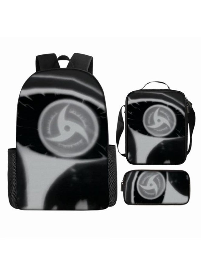 عام حقيبة ظهر مطبوعة بالرسوم المتحركة + مجموعة حقائب اليد + القلم، مجموعة حقائب عملية من ثلاث قطع (يمكن استخدام الطلاب والأطفال ونزهات الأصدقاء ورياضات تسلق الجبال وما إلى ذلك) - 101 - Image 4