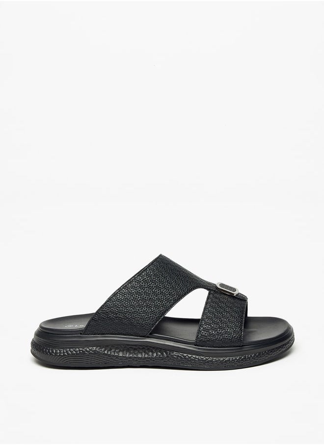 Le Confort Textured Slip-On Sandals  - Image 3