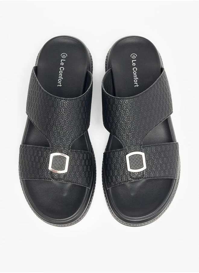 لو كونفورت Textured Slip-On Sandals