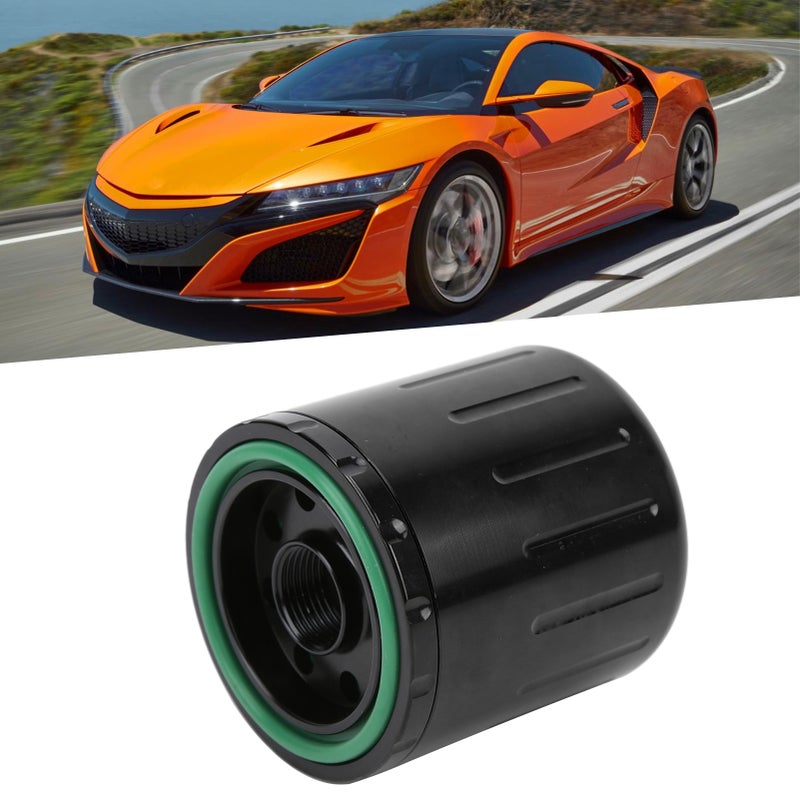 مرشح زيت تدفق عالي بخيط M20x1.5 مع مغناطيس قابل للغسيل واستعادة الاستخدام كبديل لـ Honda Black - Image 5
