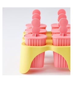 Lukadah 6-Piece Silicone Ice Pop Molds Reusable Ice-lolly Molds BPA Free Easy-release with Sticks for Kids Adults Homemade Ice Pop Maker - Make Your Own Delicious Frozen Treats at Home  - Image 2