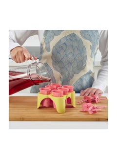 Lukadah 6-Piece Silicone Ice Pop Molds Reusable Ice-lolly Molds BPA Free Easy-release with Sticks for Kids Adults Homemade Ice Pop Maker - Make Your Own Delicious Frozen Treats at Home  - Image 3