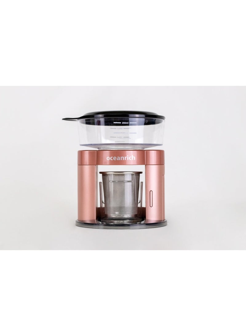 Oceanrich S3 Plus 2-in-1 Portable Automatic Pour Over Coffee & Tea Maker – Rotating Drip System, Battery Powered, 250ml Capacity - Image 1