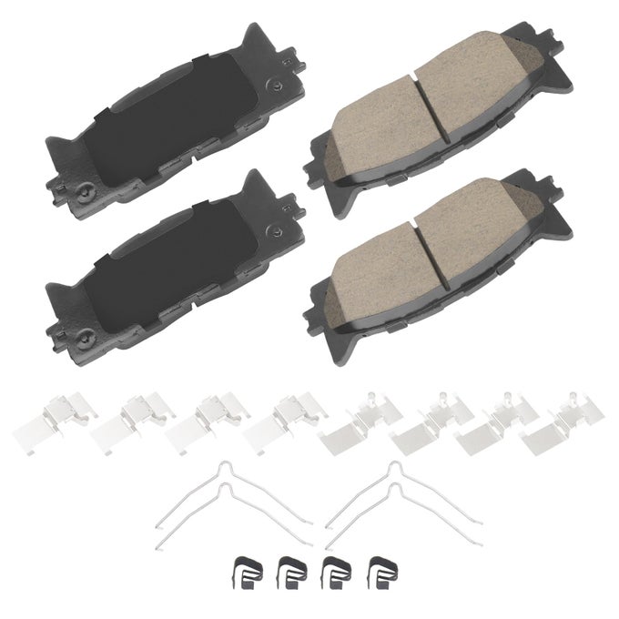 Ceramic Front Brake Pads Set Compatible With 20082018 Toyota Avalon20072017 Toyota Camry20072018 Lexus Es35020132018 Lexus Es300Hautomotive Replacement Brake Pads Frontreliable Braking Power