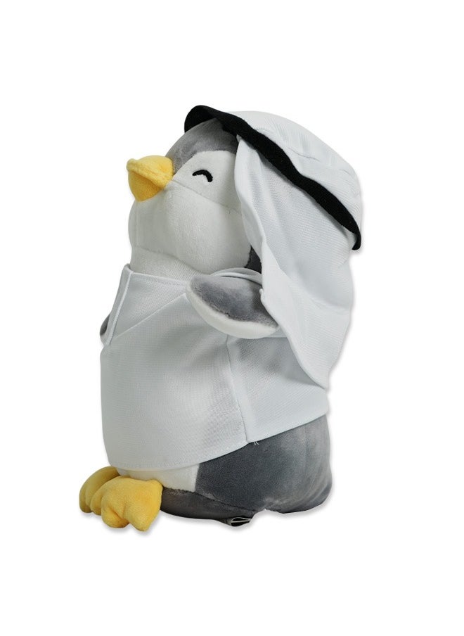 Miniso - City Pen Explores the World Series 9in. Penguin Plush Toy (Middle East) - Image 1