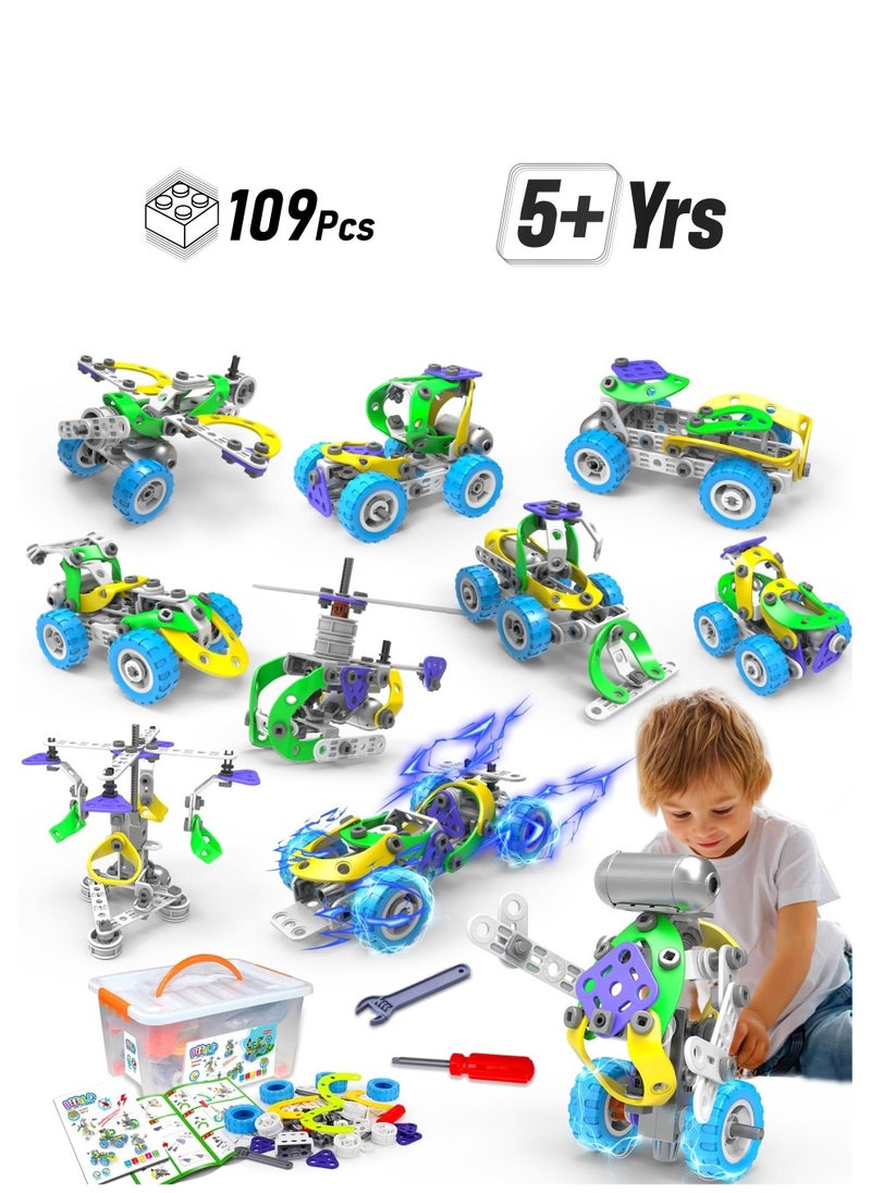 SYOSI Soft Building Blocks STEM Toys, Toys for 5 6 7 8 9 10+ Years Old Boys Birthday Gifts Educational Autistic Toy Building Set, STEM Projects for Kids Ages 5 to 12 Creative Learning Games  - Image 1