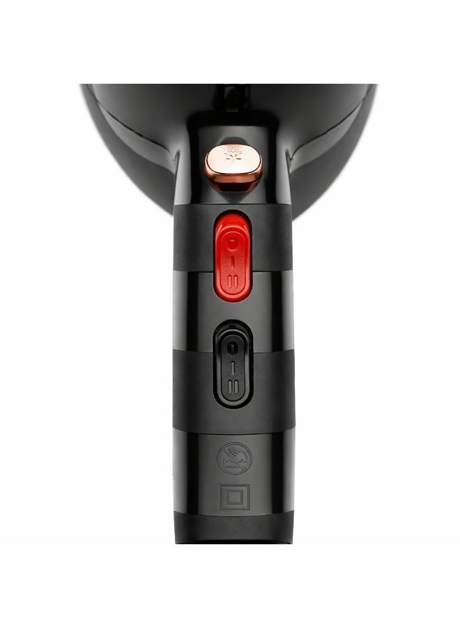 Professional Hair Dryer 6000W Super Motor | 3 Heat & 2 Speed Settings | Cool Shot Button | Overheating Protection | Detachable Air Inlet Filter | Salon & Home Use - Image 2